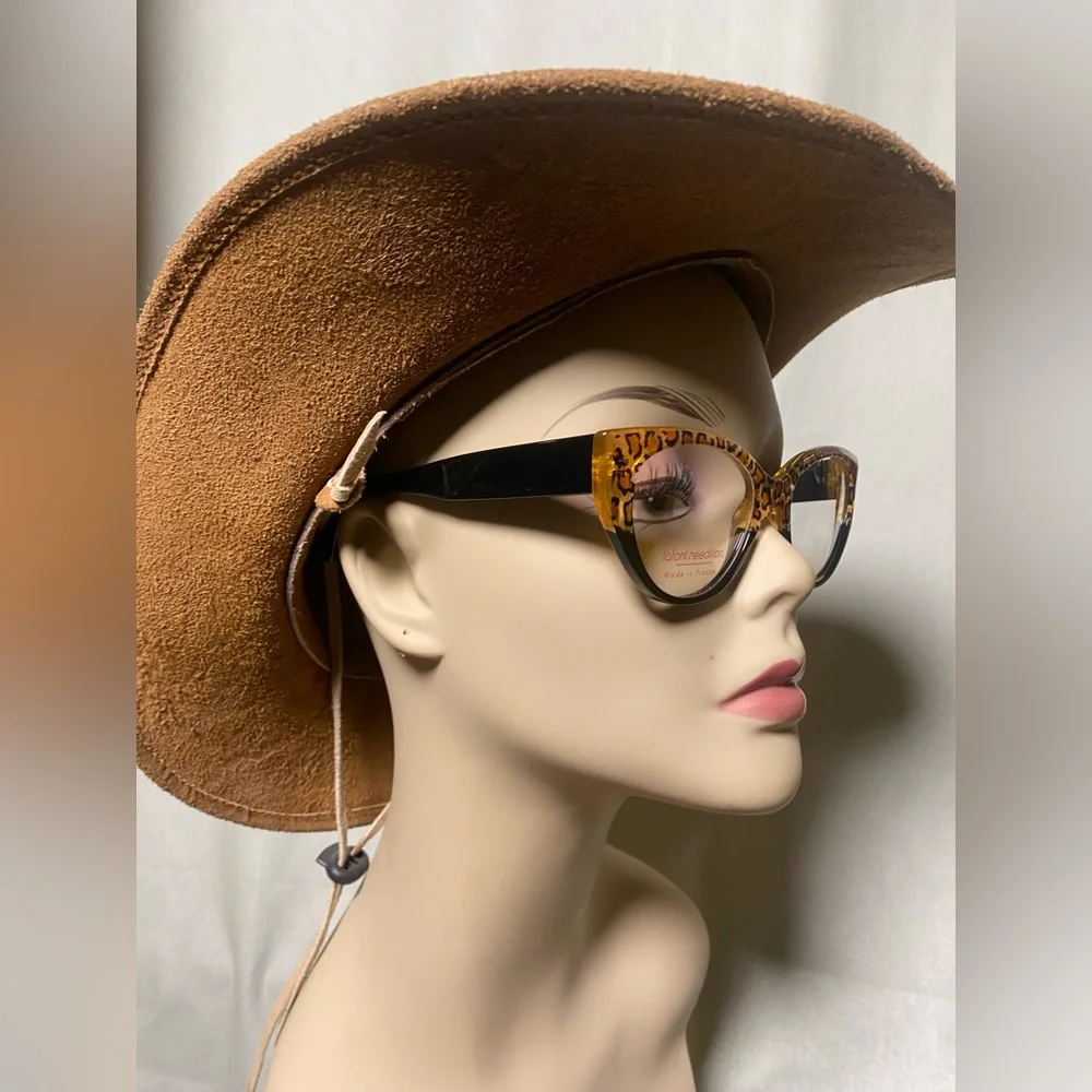 Lafont Cheetah Print Cat-Eye Frames - Picture 3 of 6